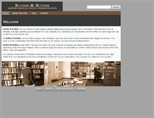 Tablet Screenshot of kundilaw.com